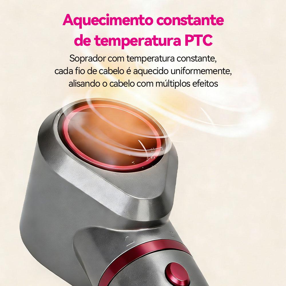 Escova secadora e modeladora profissional Altomex 4 em 1 para secar e estilizar os cabelos da Vapto