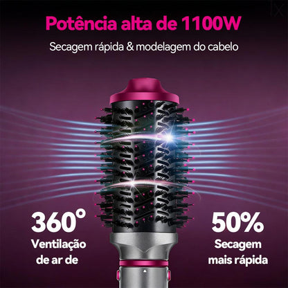 Escova secadora e modeladora profissional Altomex 4 em 1 para secar e estilizar os cabelos da Vapto