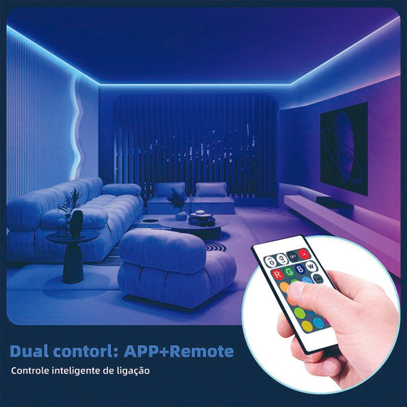 Fita LED RGB Altomex com USB para iluminação de fundo de PC e TV da Vapto