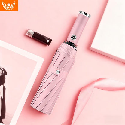Guarda-chuva dobrável automático Altomex com luz LED e proteção UV da Vapto  