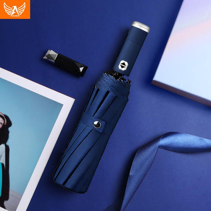 Guarda-chuva dobrável automático Altomex com luz LED e proteção UV da Vapto
