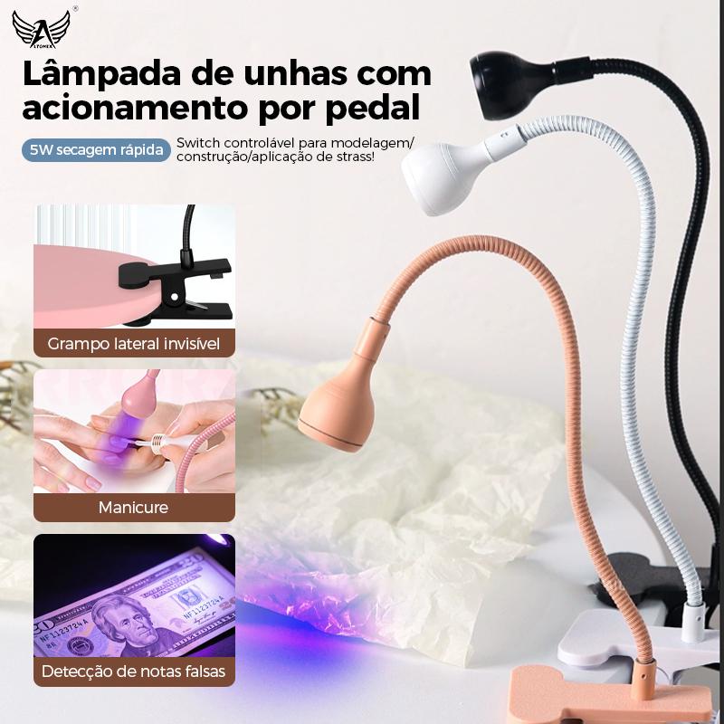 Lâmpada LED Altomex para unhas com secagem rápida e terapia de luz da Vapto