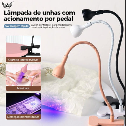 Lâmpada LED Altomex para unhas com secagem rápida e terapia de luz da Vapto