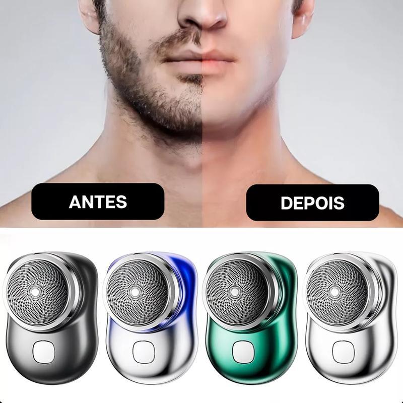 Mini barbeador elétrico portátil Altomex para barbear e aparar pelos da Vapto