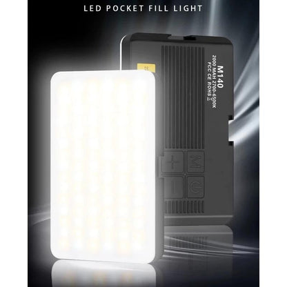 Mini luz de preenchimento LED portátil Altomex para celular e câmera da Vapto