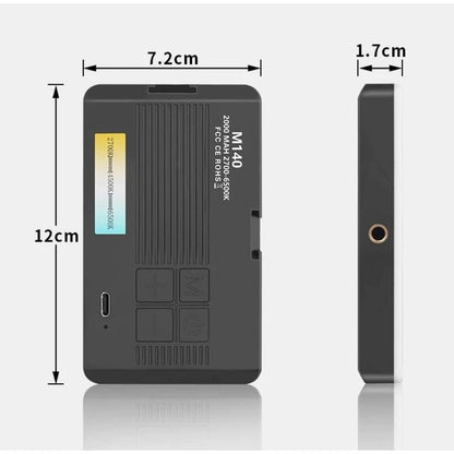 Mini luz de preenchimento LED portátil Altomex para celular e câmera da Vapto