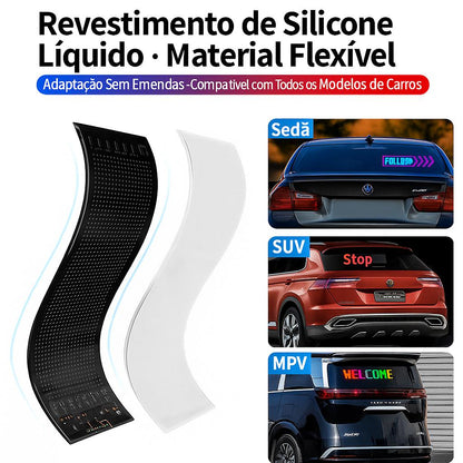 Painel LED flexível Altomex para carro com Bluetooth e controle por aplicativo da Vapto