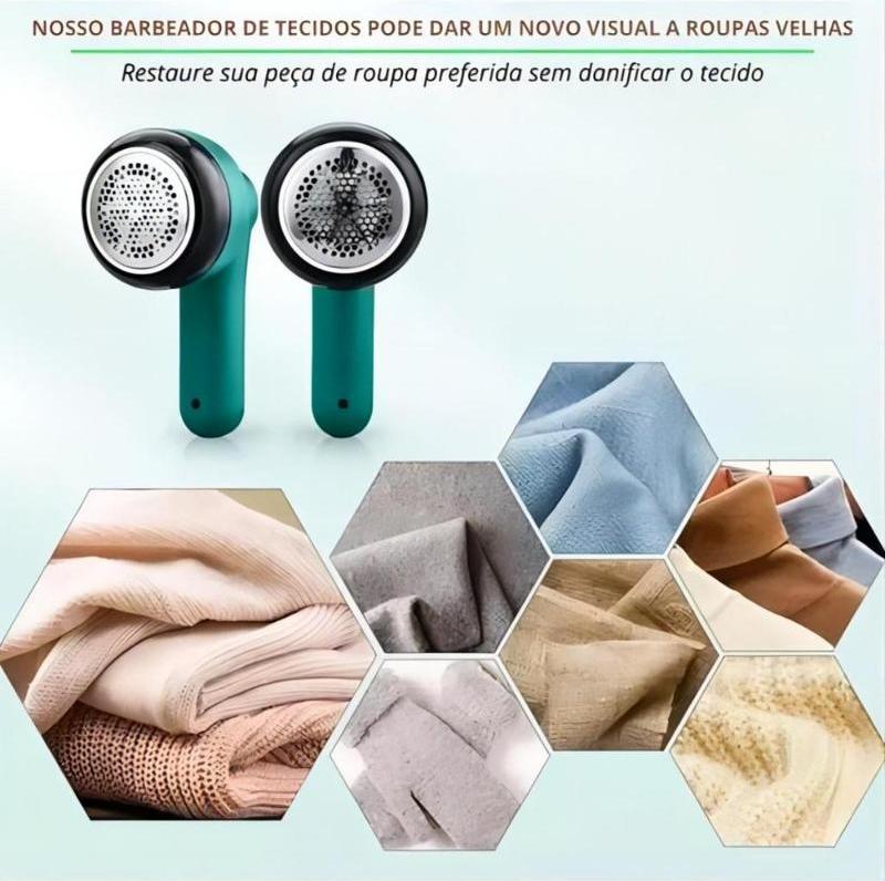 Removedor elétrico portátil de fiapos e bolinhas para roupas da Altomex e Vapto