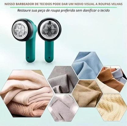 Removedor elétrico portátil de fiapos e bolinhas para roupas da Altomex e Vapto