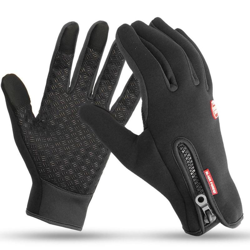 Luva Masculina de Ciclismo para Inverno com Forro Térmico e Impermeável