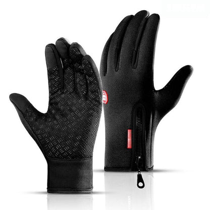 Luva Masculina de Ciclismo para Inverno com Forro Térmico e Impermeável