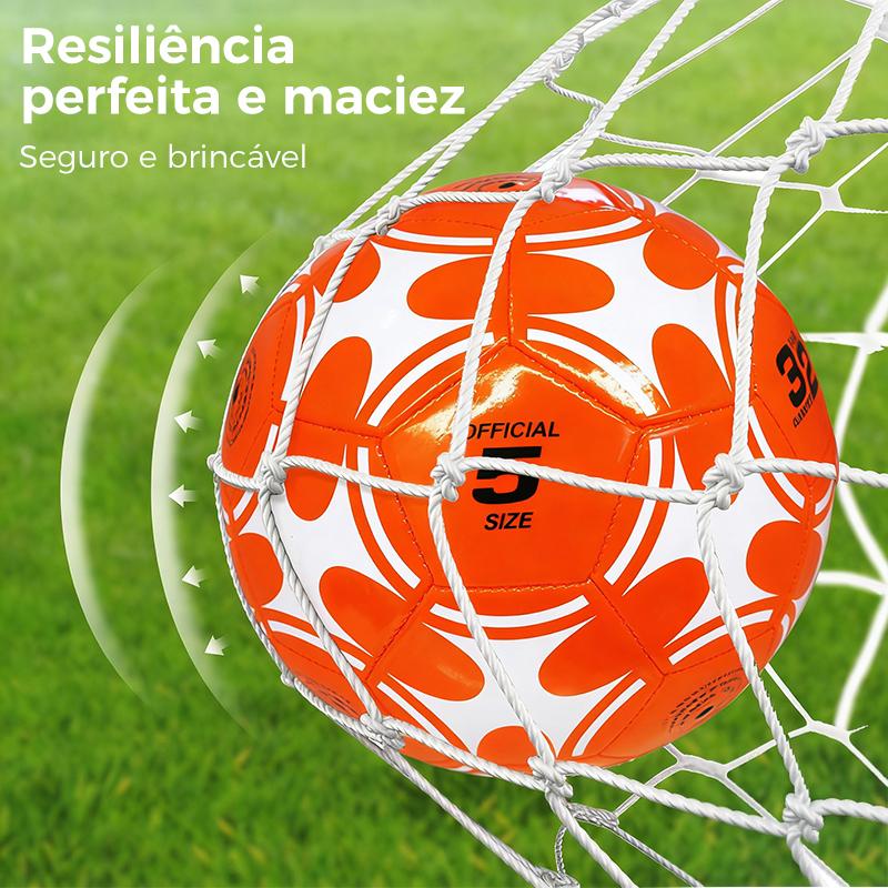 Bola de futebol oficial tamanho 5 feita de EVA e borracha da Vapto