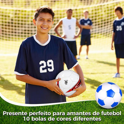 Bola de futebol oficial tamanho 5 feita de EVA e borracha da Vapto