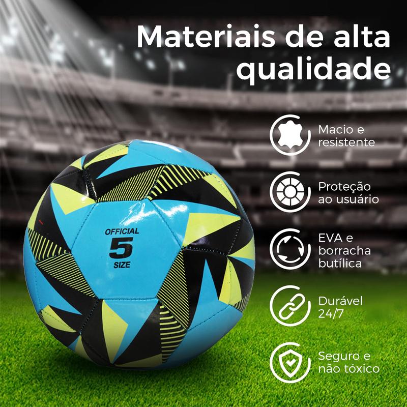 Bola de futebol oficial tamanho 5 feita de EVA e borracha da Vapto