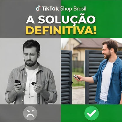 Controle Remoto Copiador ELETRO 433,92MHz para Portão – 4 Botões
