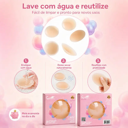 ELETRO Protetores de Seios em Silicone – Kits de 1 a 50 Pares