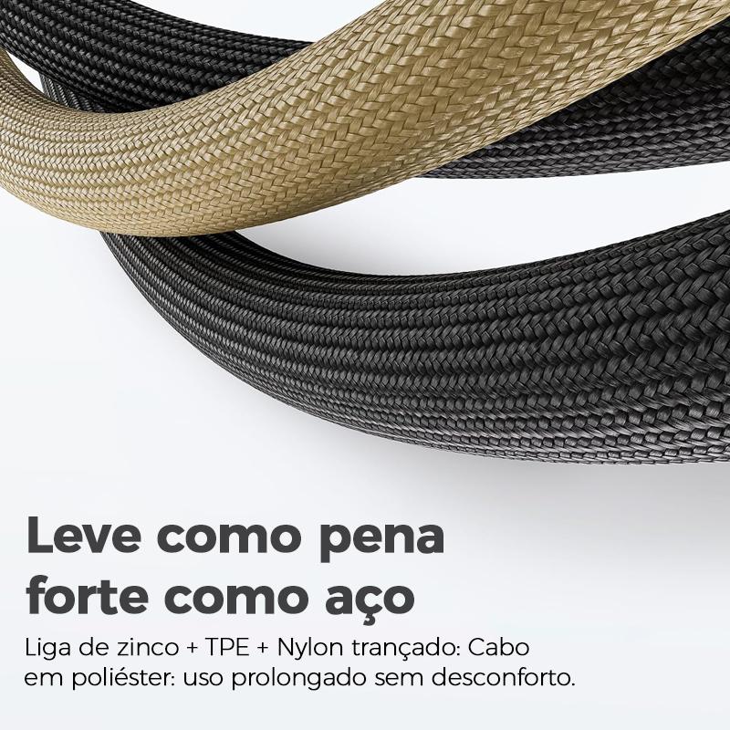 Cabo de carregamento rápido 4 em 1 com revestimento de nylon e conectores de zinco da Vapto