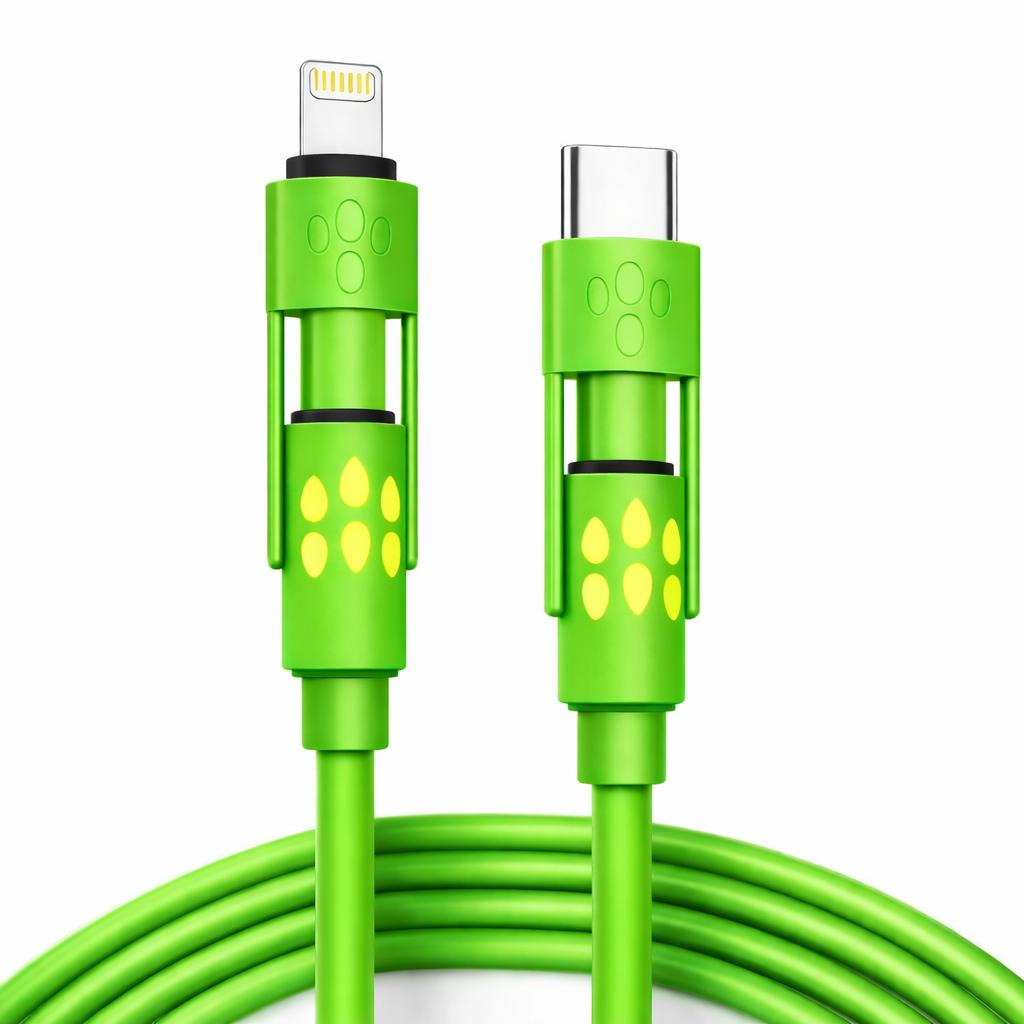 Cabo USB 4 em 1 com carregamento rápido para diferentes dispositivos da Vapto