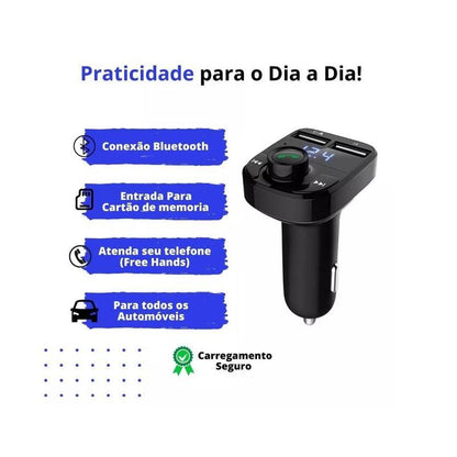 Carregador de carro retrátil de 120 W, 4 em 1, com luz LED para iPhone e Android da Vapto