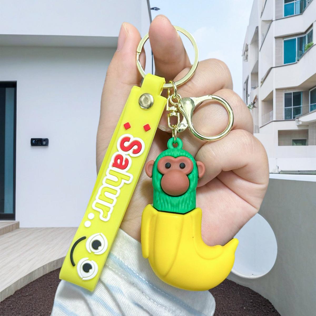 Chaveiro de silicone multifuncional para organizar chaves e prender em mochilas da Vapto