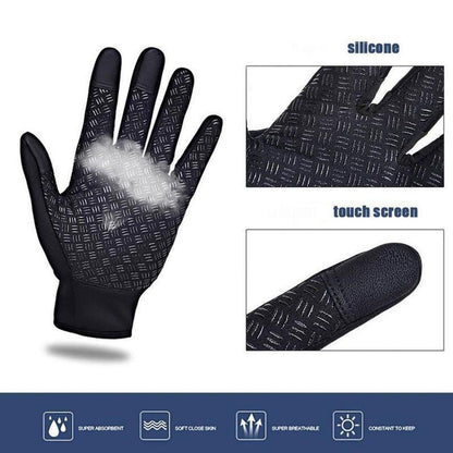 Luva Masculina de Ciclismo para Inverno com Forro Térmico e Impermeável