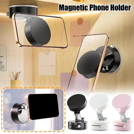 Suporte Magnético para Celular com Ventosa a Vácuo Dobrável 360°