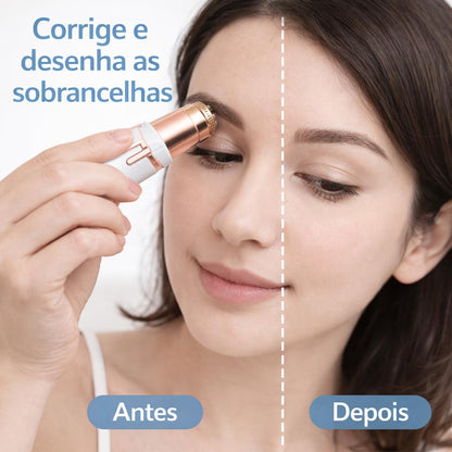 Depilador elétrico portátil corporal com carregamento USB da Vapto
