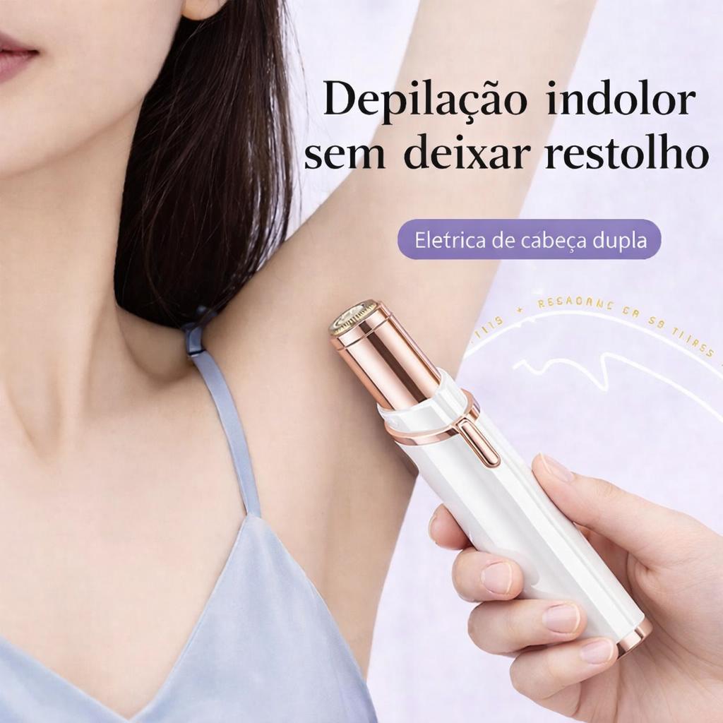 Depilador elétrico portátil corporal com carregamento USB da Vapto