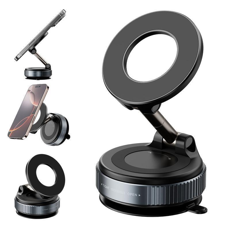 Altomex Suporte Magnético Forte para Celular com Ventosa Dobrável 360° Universal