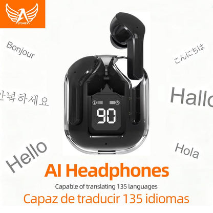 Altomex Fone de Ouvido Bluetooth TWS Estéreo com Visor Digital e Cancelamento de Ruído