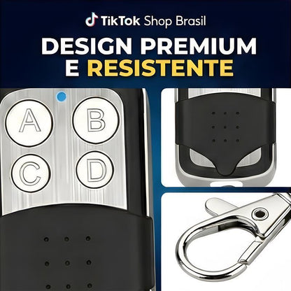Controle Remoto Copiador 433,92MHz para Portão – 4 Botões