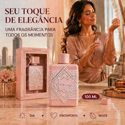 Perfume Árabe Feminino Ola Beauty 30ml e 100ml – 8 Fragrâncias Doces, Florais e Amadeiradas