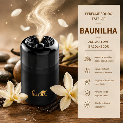Aromatizador de carro Eletro com perfume sólido de longa duração