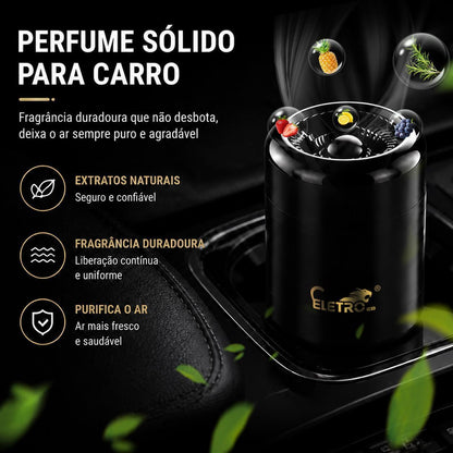Aromatizador de carro Eletro com perfume sólido de longa duração