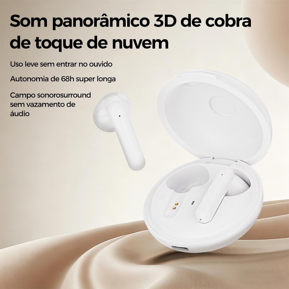Fone Bluetooth Eletro com cancelamento ativo de ruído da Vapto