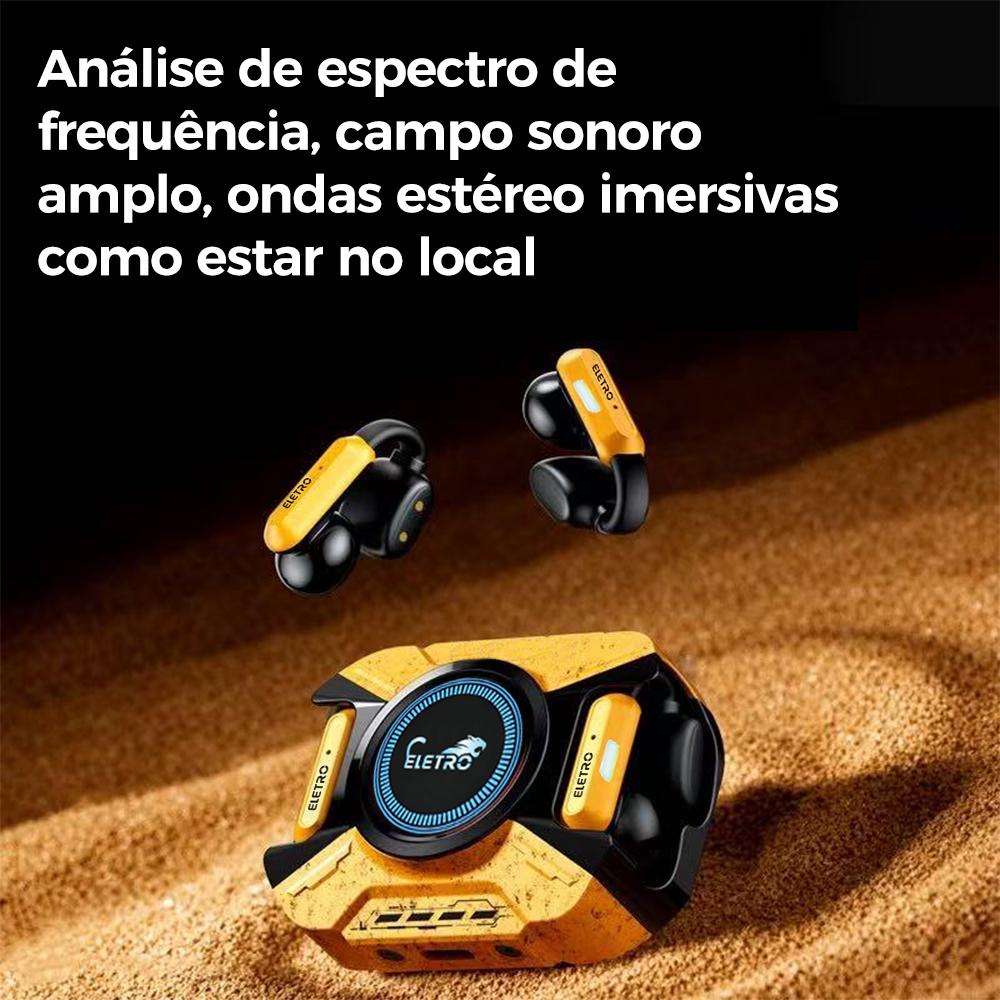 Fone Bluetooth estéreo Eletro resistente à água com cancelamento de ruído da Vapto