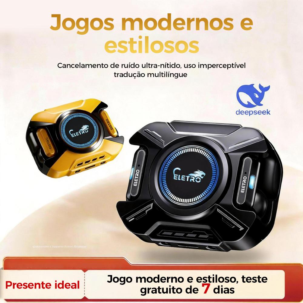Fone Bluetooth estéreo Eletro resistente à água com cancelamento de ruído da Vapto