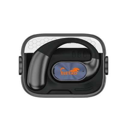 Fone de ouvido sem fio aberto Eletro com Bluetooth para música e chamadas