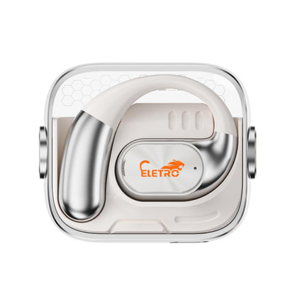 Fone de ouvido sem fio aberto Eletro com Bluetooth para música e chamadas