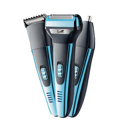 Máquina de barbear Eletro 3 em 1 para aparar pelos do cabelo, nariz, barba e corpo da Vapto