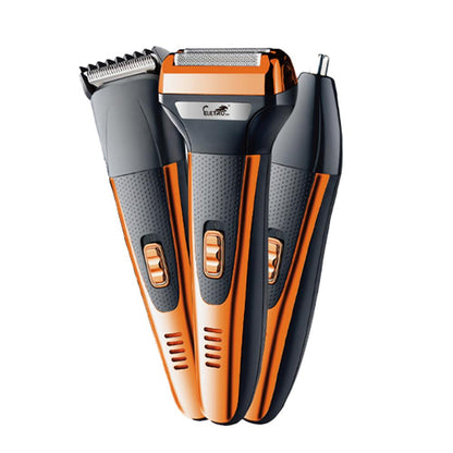 Máquina de barbear Eletro 3 em 1 para aparar pelos do cabelo, nariz, barba e corpo da Vapto