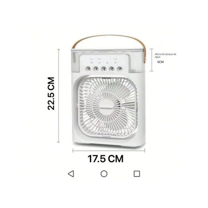 Ventilador USB portátil Eletro com pulverizador e função umidificadora da Vapto