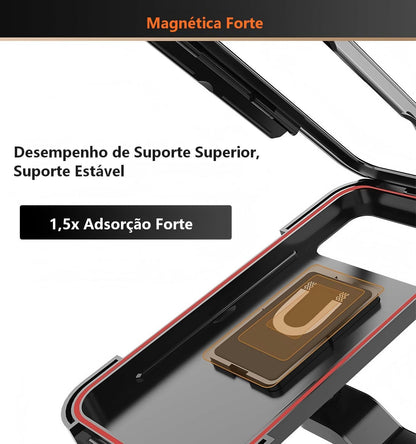 Suporte de celular EletroMex para motocicleta e bicicleta com proteção total da Vapto