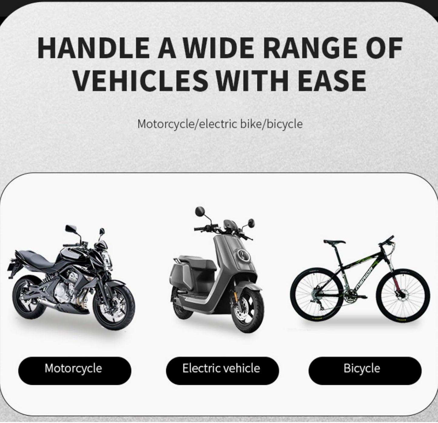 Suporte de celular EletroMex para motocicleta e bicicleta com proteção total da Vapto