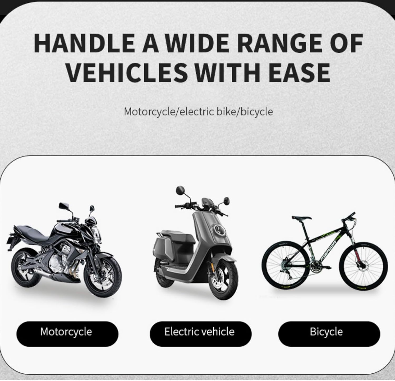 Suporte de celular EletroMex para motocicleta e bicicleta com proteção total da Vapto