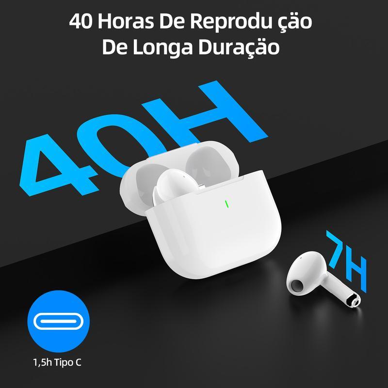 Fones de Ouvido Bluetooth BettDow J201 - Estéreo com Suporte Anti-Perda