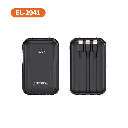 Power Bank Portátil 20000mAh com Carregamento Rápido e Display Digital