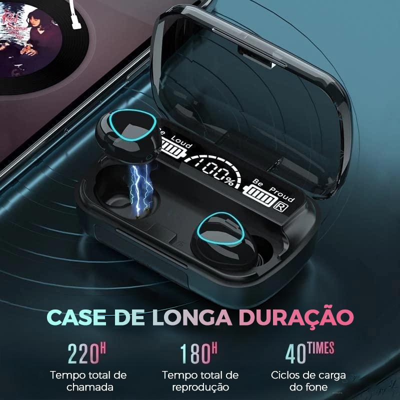 Fone de ouvido Bluetooth over-ear dobrável com microfone da Vapto
