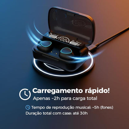 Fone de ouvido Bluetooth over-ear dobrável com microfone da Vapto