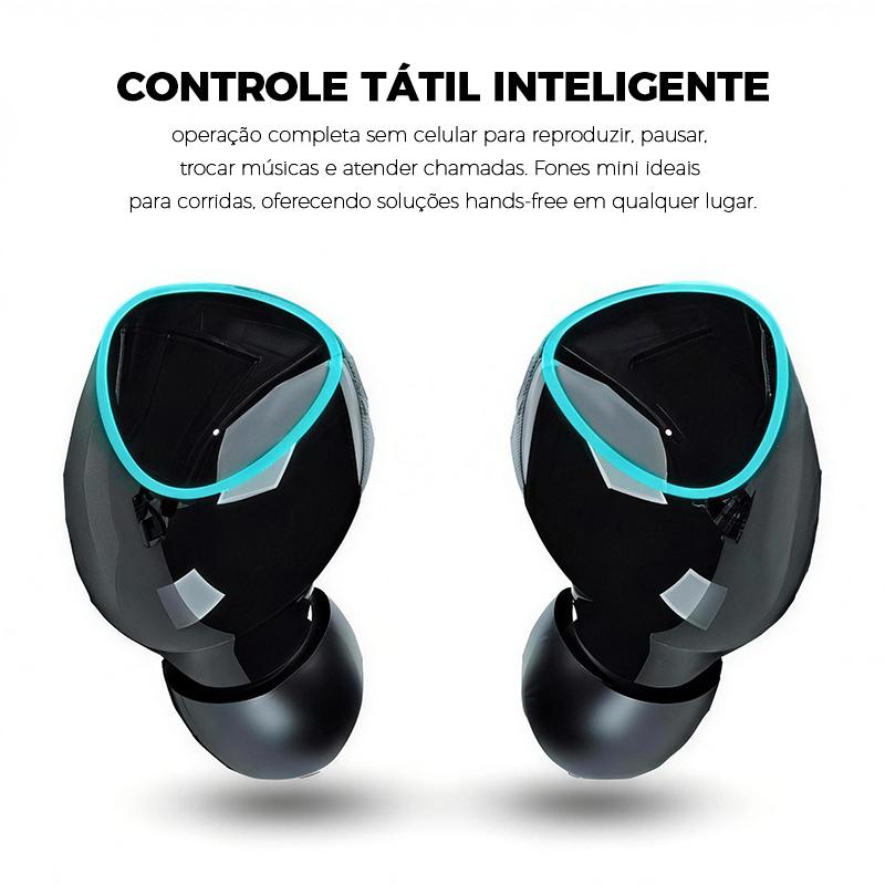 Fone de ouvido Bluetooth over-ear dobrável com microfone da Vapto
